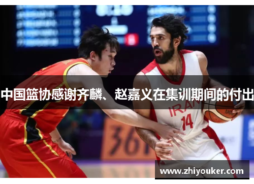 中国篮协感谢齐麟、赵嘉义在集训期间的付出